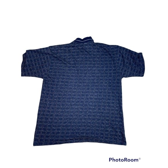 Vintage Walt Disney World Mickey Mouse Iconic pose Men’s Golf Polo Blue XL - Picture 2 of 5